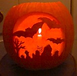 Bats pumpkin