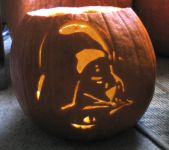 Darth Vader pumpkin