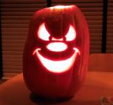Evil Face pumpkin