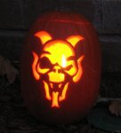 Gargoyle pumpkin