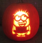 Despicable Me Minion pumpkin