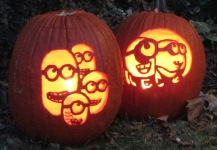 Minions pumpkins