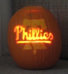 Phillies pumpkin