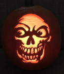 Skull pumpkin