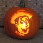 Woody (Toy Story) pumpkin